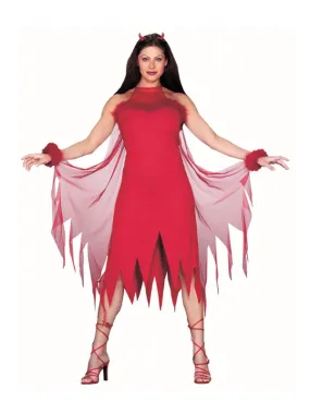 Adult Marabou Devil Costume