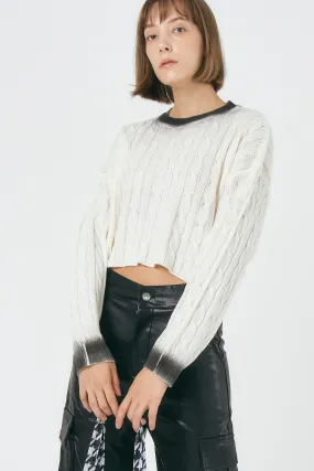 Ailsson Faded Knitted Top