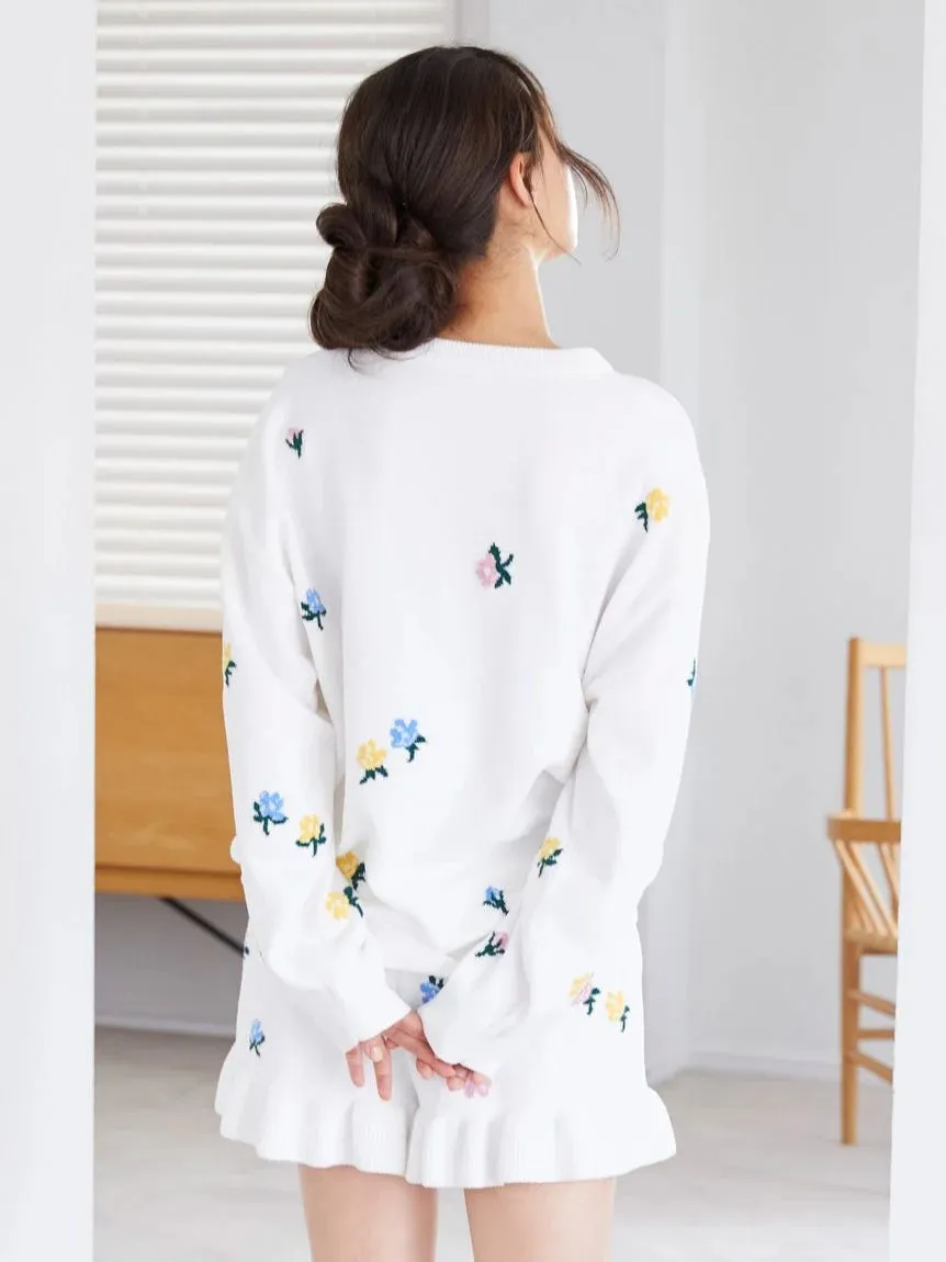 Airy Moco Pullover Long Sleeve Sweater