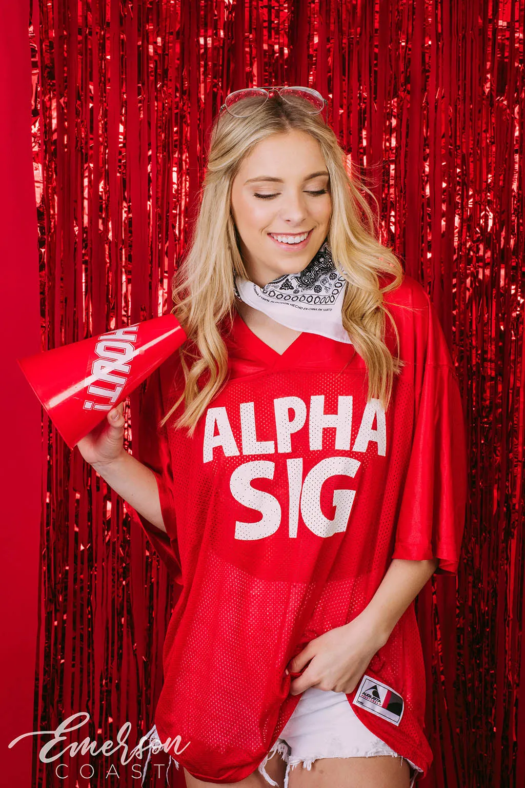 Alpha Sigma Alpha Football Bid Day Jersey