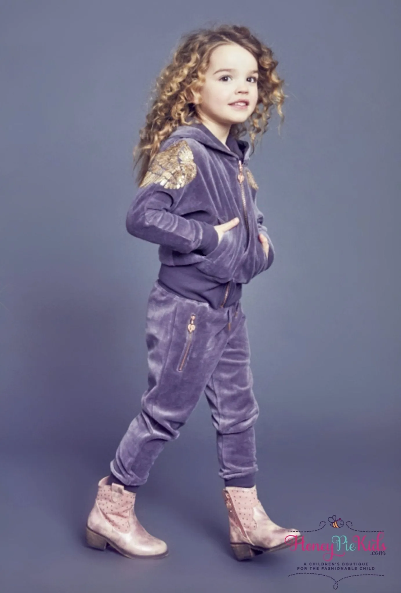 Angel's Face Girls Hanna Joggers In Ash Color