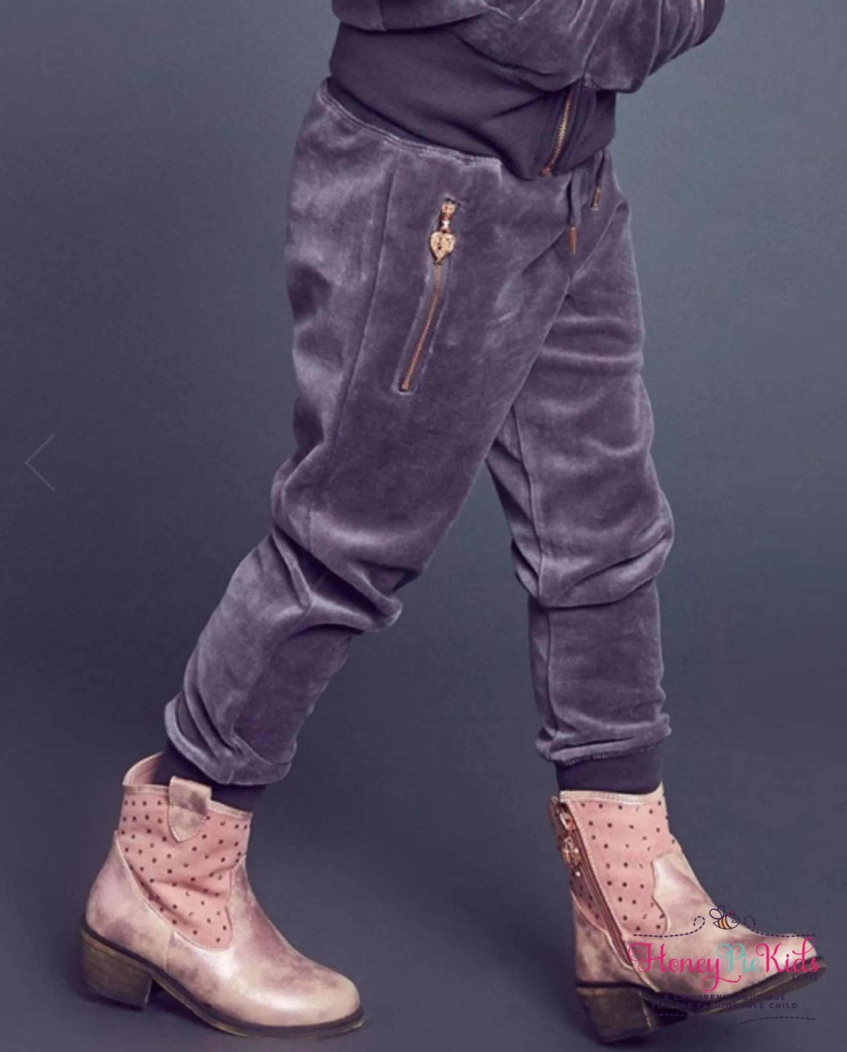 Angel's Face Girls Hanna Joggers In Ash Color