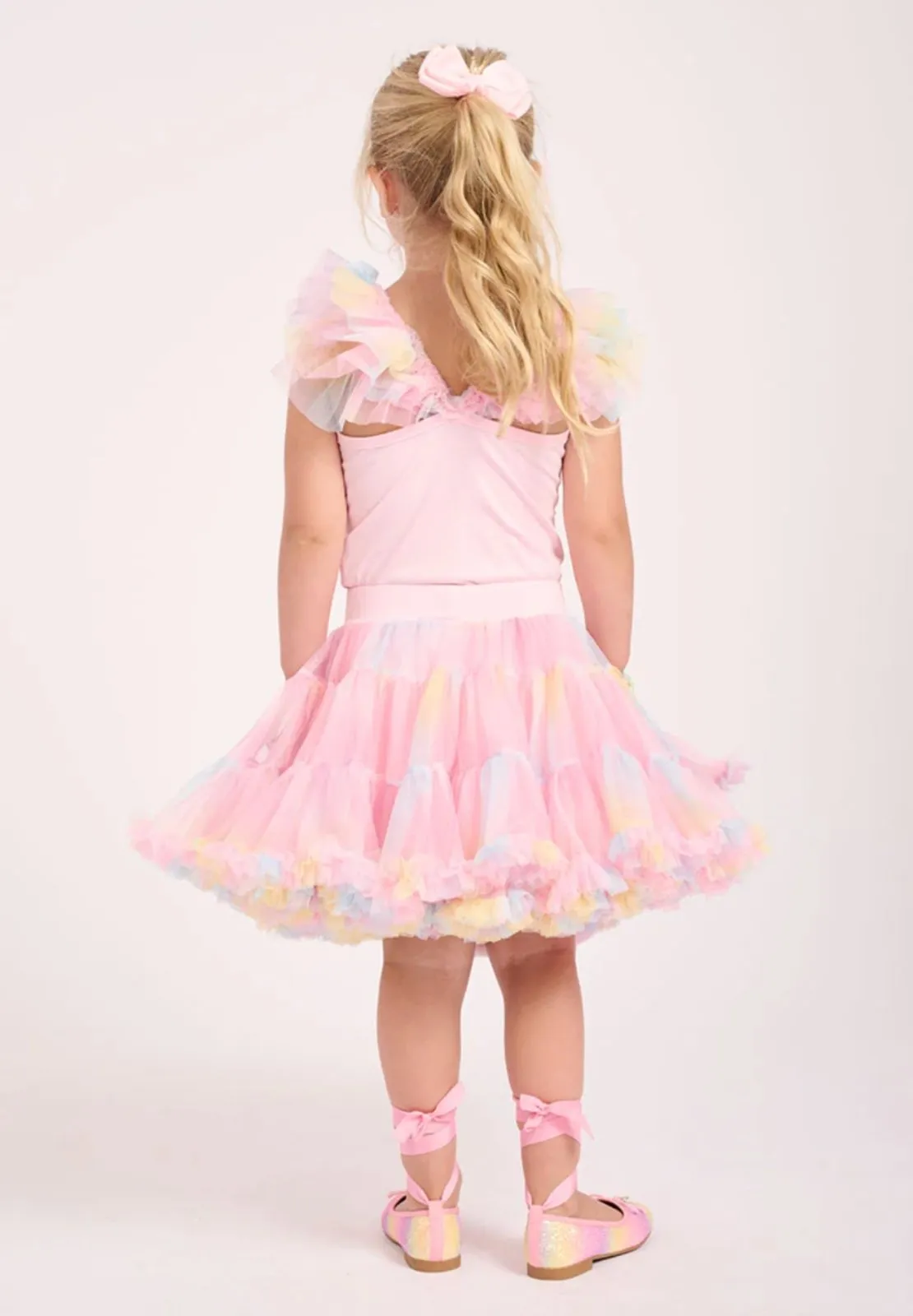 Angel's Face Girls Pink Ombre Pixie Tutu Skirt