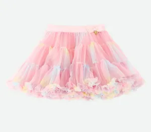 Angel's Face Girls Pink Ombre Pixie Tutu Skirt