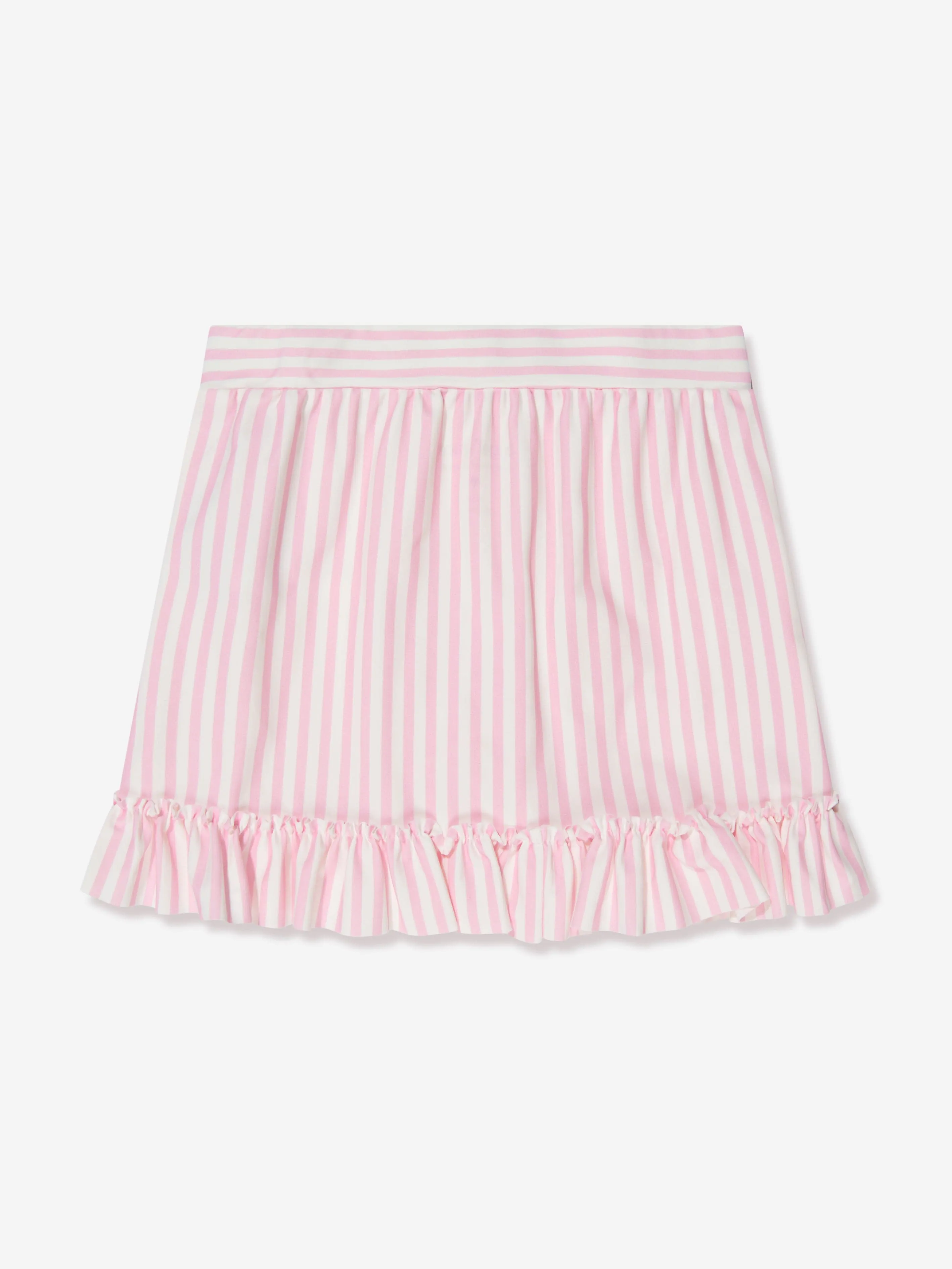 Angels Face Girls Vincentina Striped Swim Skirt in Pink