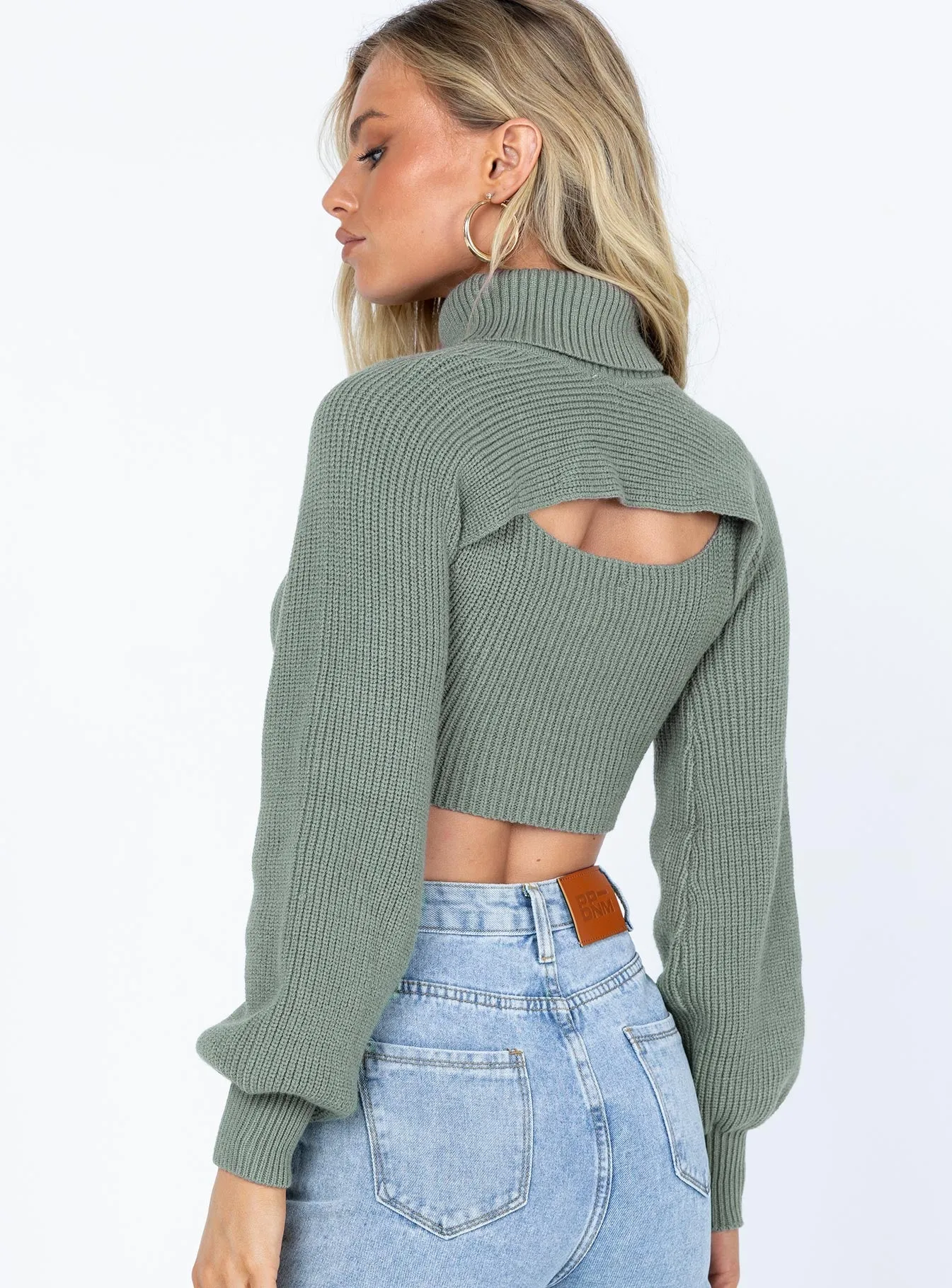 Anna Turtleneck Sweater Green