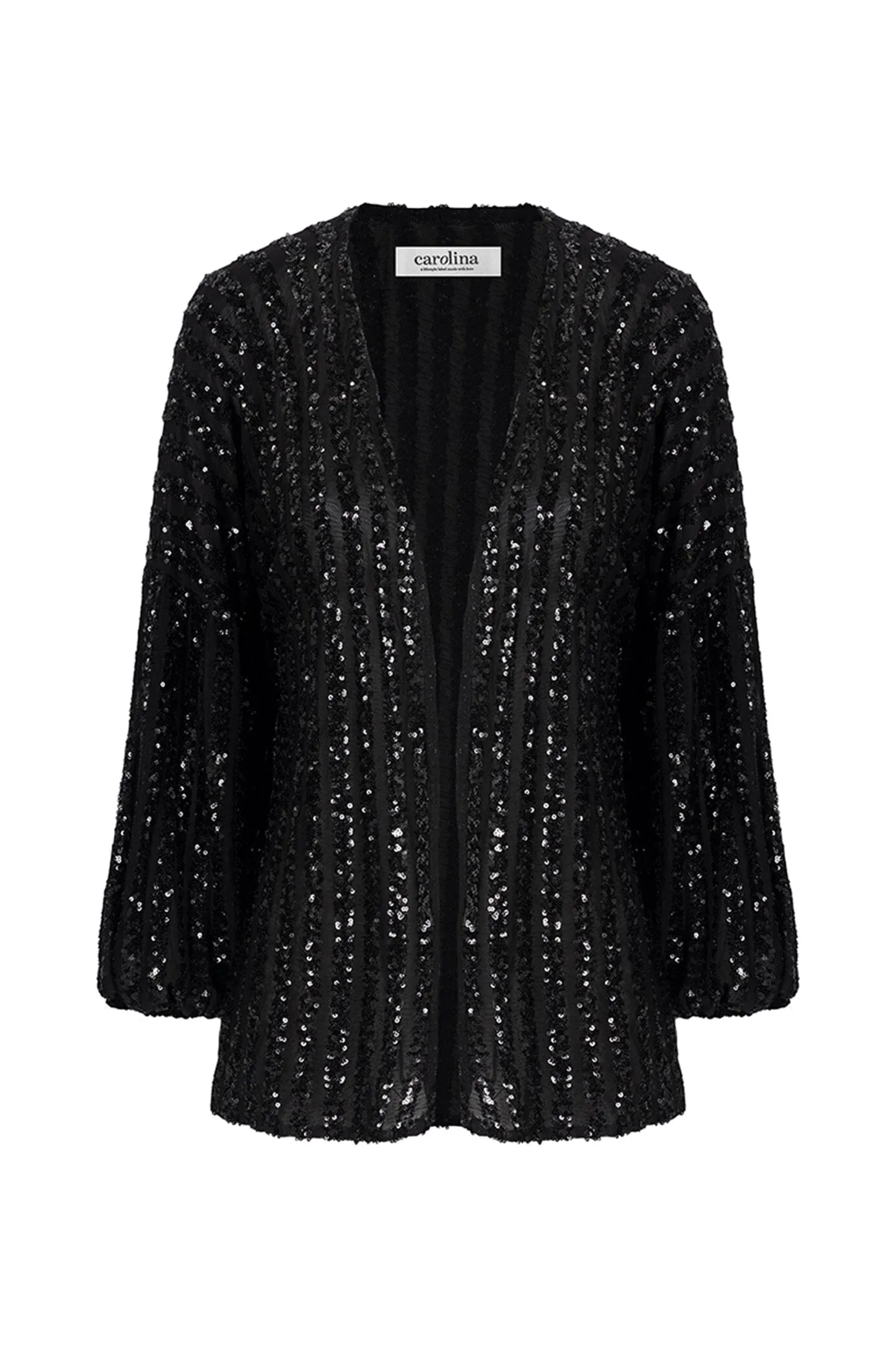 Aria Cape Black with Sequins