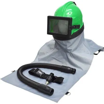 Astro Sandblasting Helmet with Breathing Filter made by RPB of Michigan