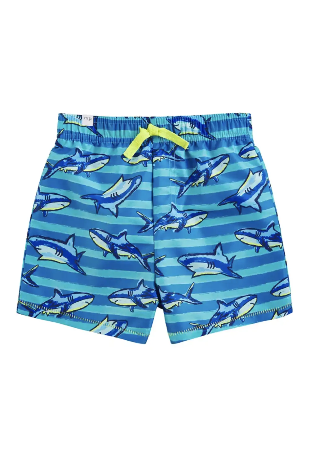 Baby Swim Trunks - Neon Sharks