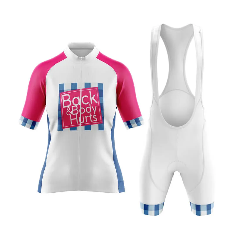 Back & Body Hurts Aero Cycling Kit (V2) (White)