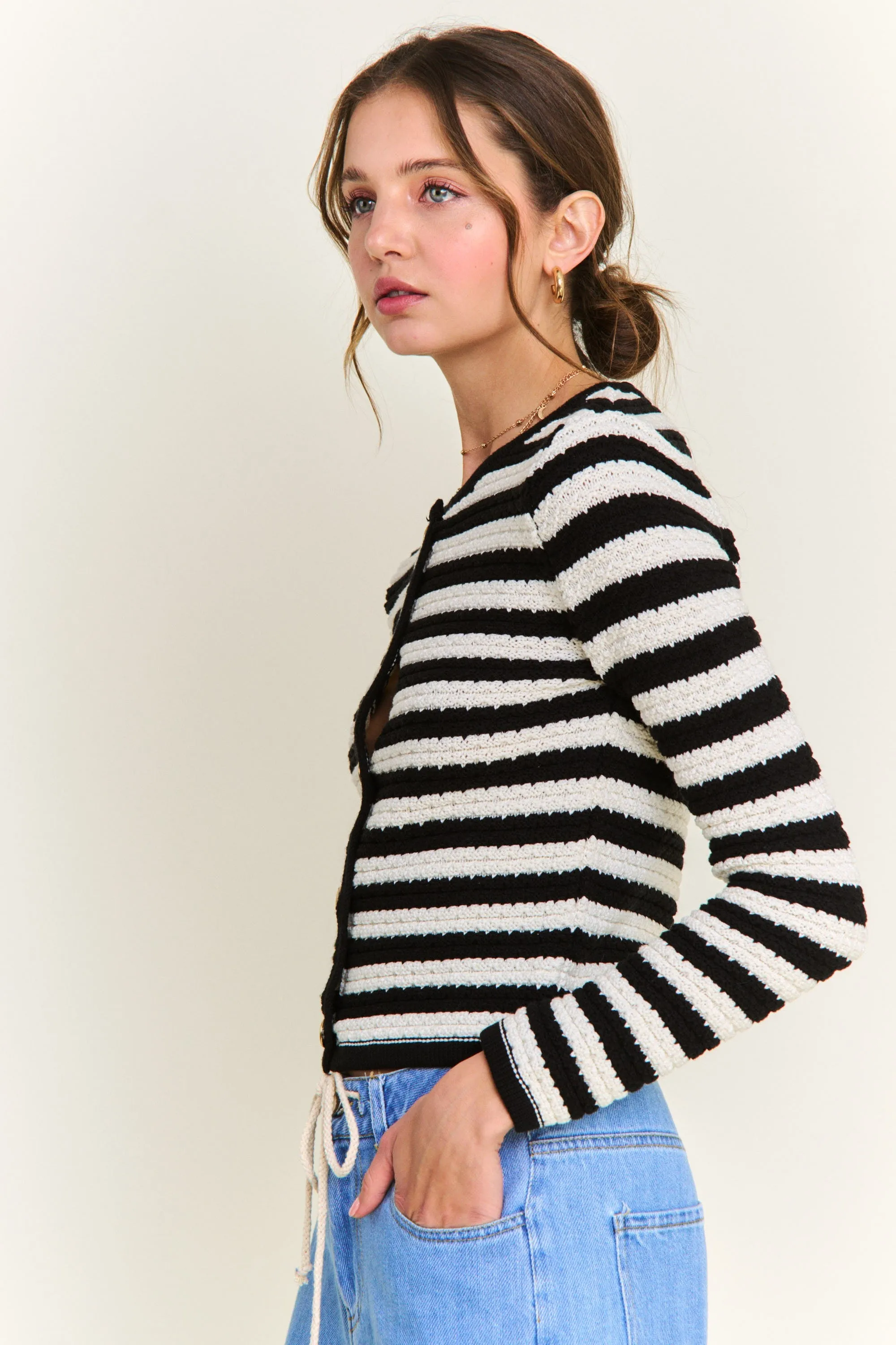 Beautiful Soul Striped Cardigan