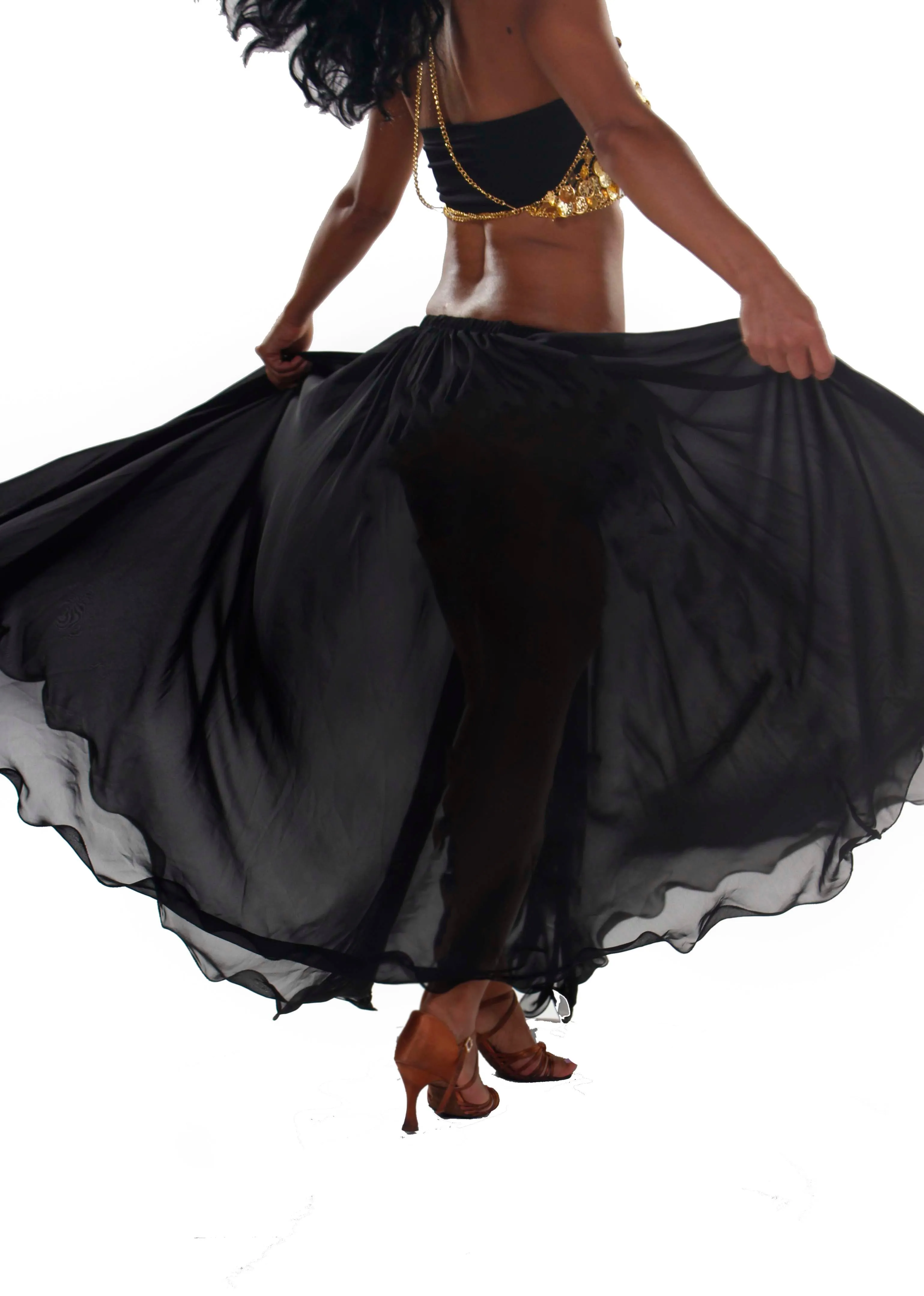 Belly Dance Chiffon Full Circular Skirt