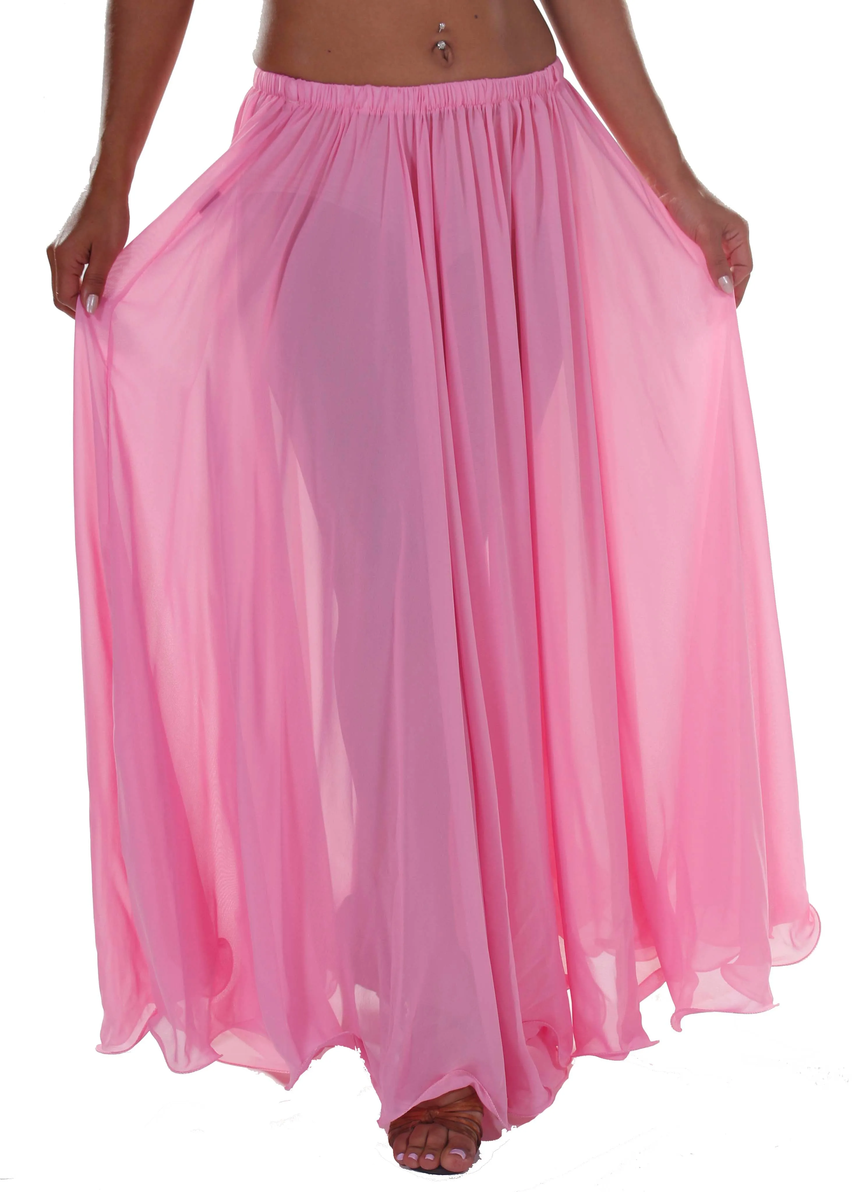 Belly Dance Chiffon Full Circular Skirt