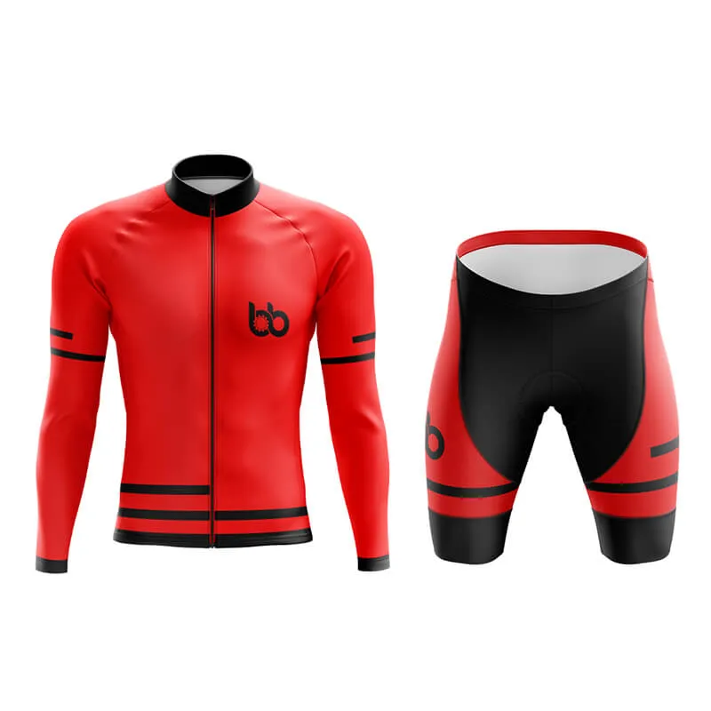 Bicycle Booth Outline (Red) Aero Cycling Kit