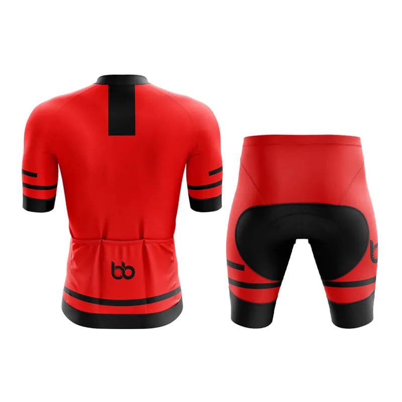 Bicycle Booth Outline (Red) Aero Cycling Kit