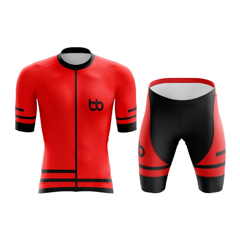 Bicycle Booth Outline (Red) Aero Cycling Kit