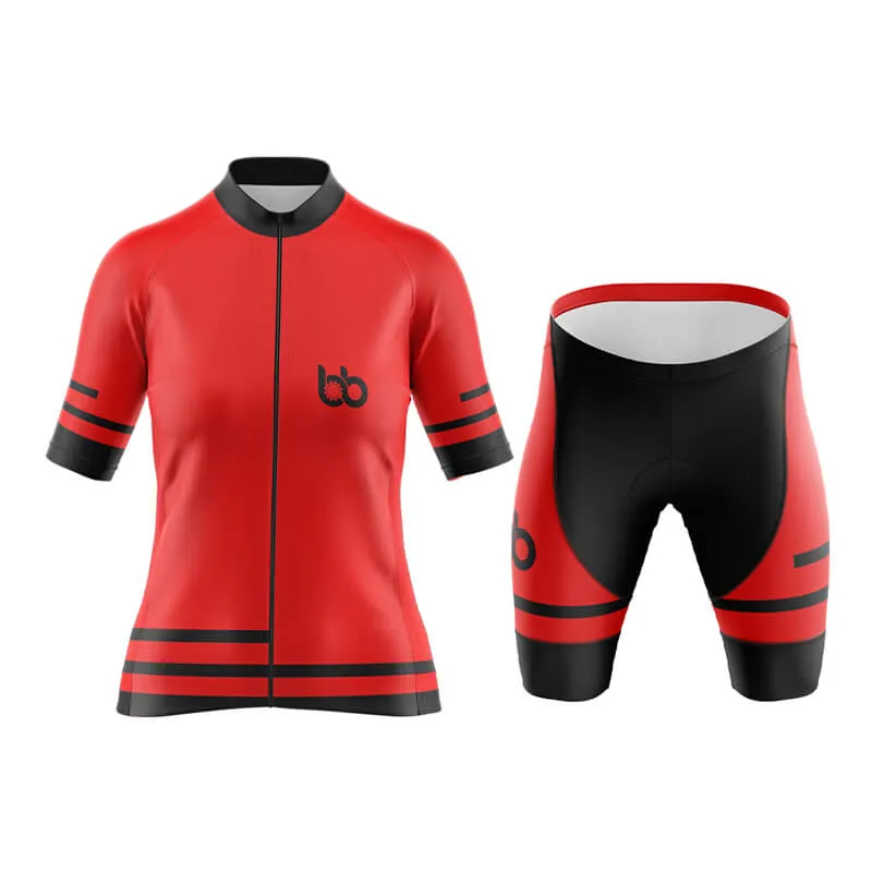 Bicycle Booth Outline (Red) Aero Cycling Kit