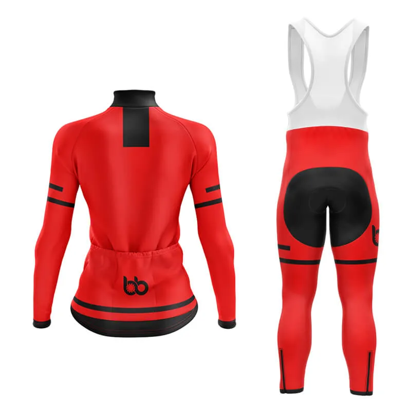 Bicycle Booth Outline (Red) Aero Cycling Kit