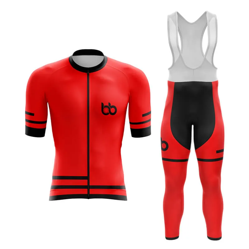 Bicycle Booth Outline (Red) Aero Cycling Kit