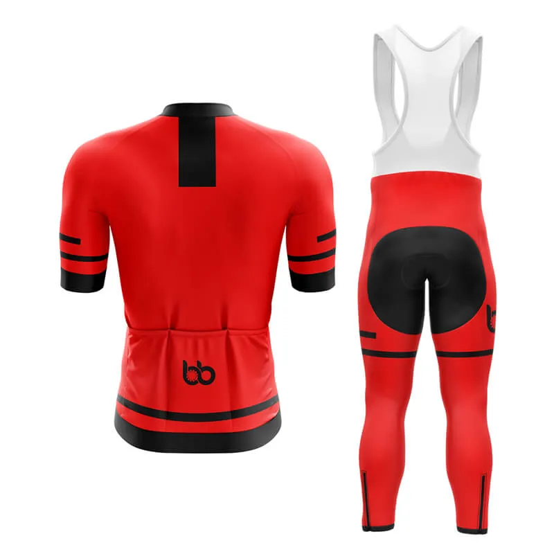 Bicycle Booth Outline (Red) Aero Cycling Kit