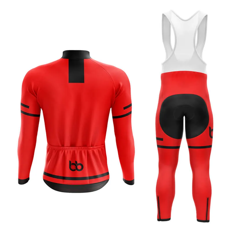 Bicycle Booth Outline (Red) Aero Cycling Kit