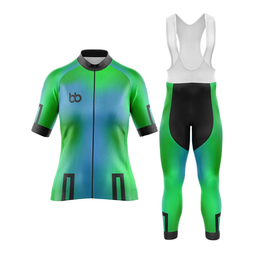 Bicycle Booth Prism (Blue-Green) Aero Cycling Kit