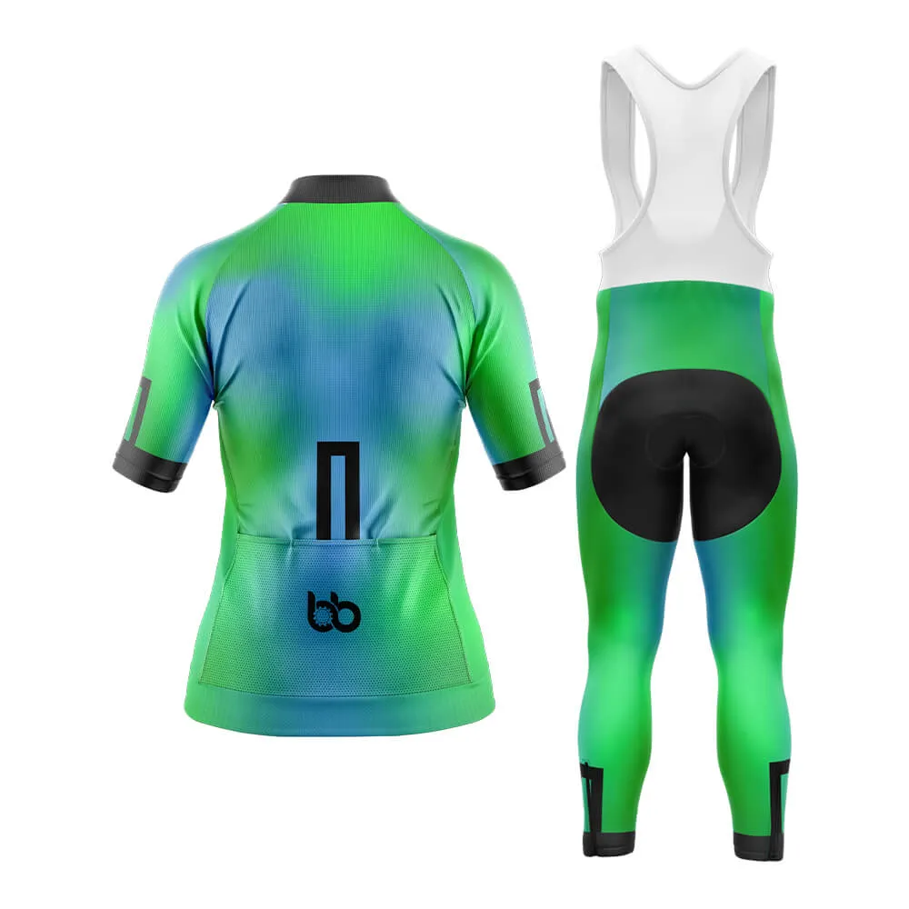 Bicycle Booth Prism (Blue-Green) Aero Cycling Kit