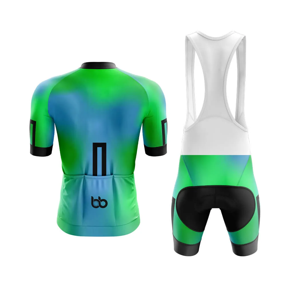 Bicycle Booth Prism (Blue-Green) Aero Cycling Kit