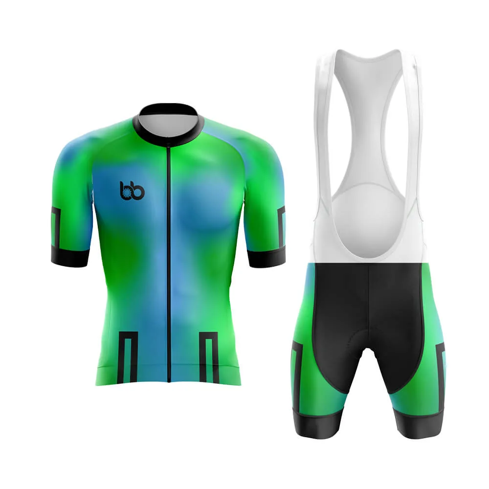 Bicycle Booth Prism (Blue-Green) Aero Cycling Kit