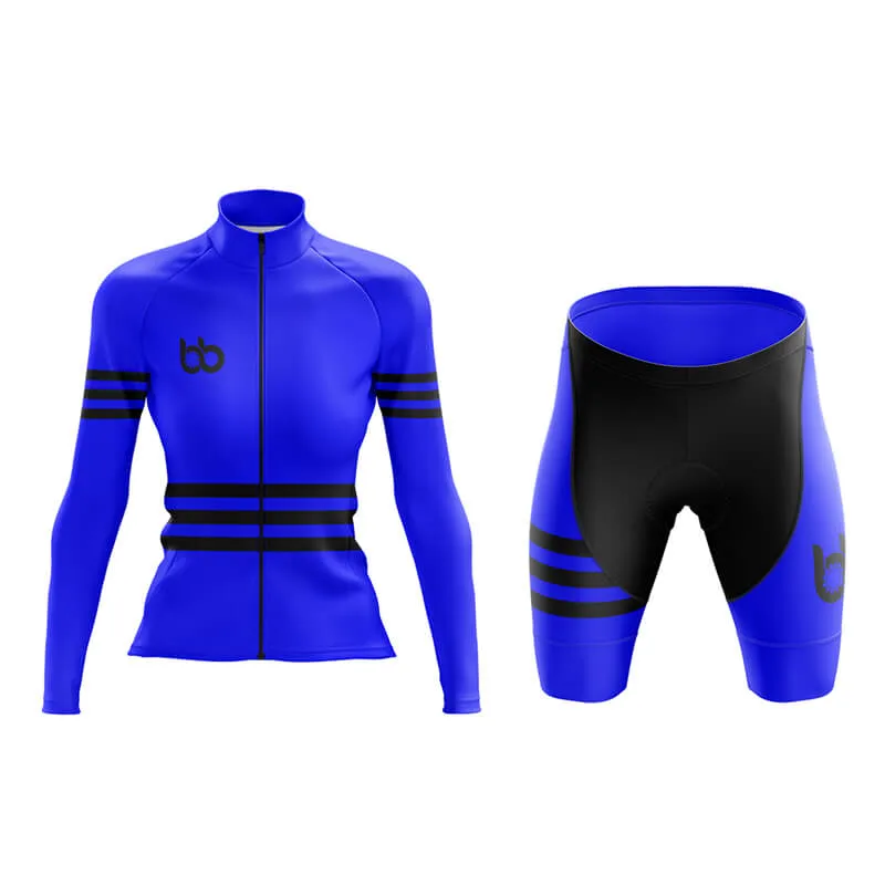 Bicycle Booth Stripes (Blue) Aero Cycling Kit