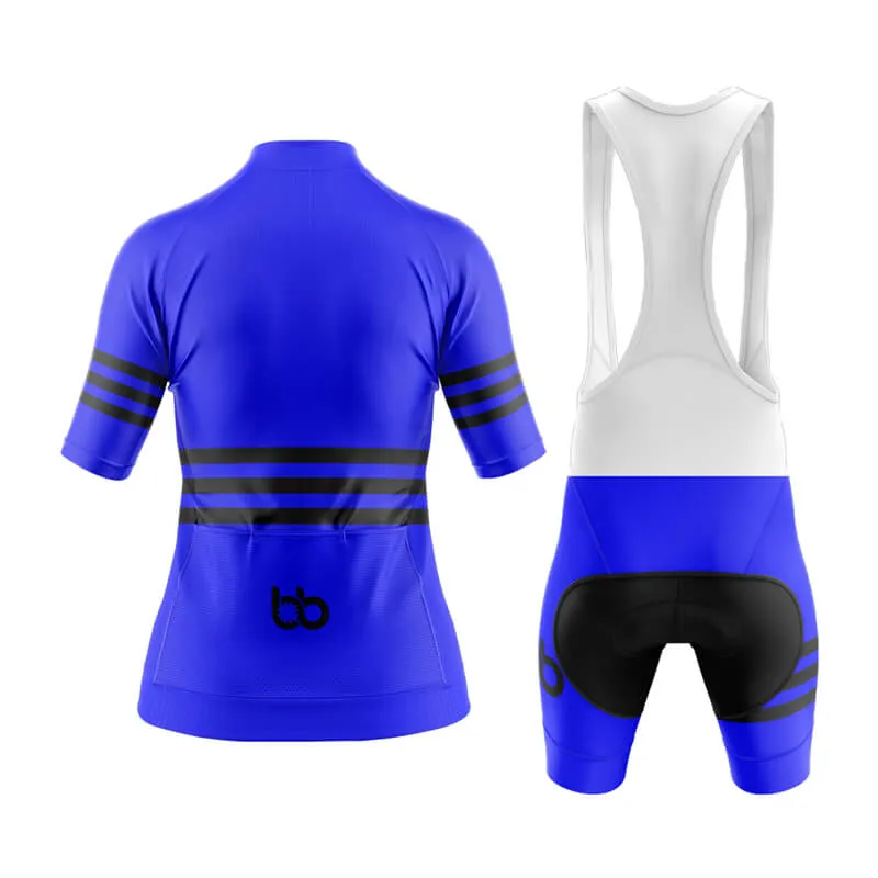 Bicycle Booth Stripes (Blue) Aero Cycling Kit