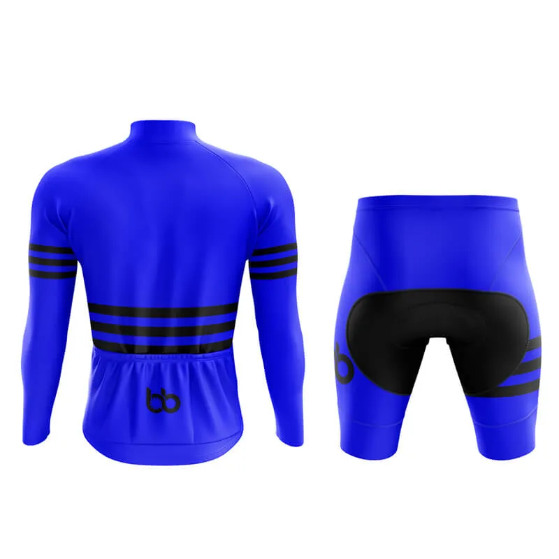 Bicycle Booth Stripes (Blue) Aero Cycling Kit