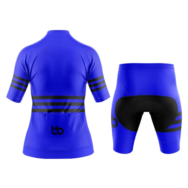 Bicycle Booth Stripes (Blue) Aero Cycling Kit