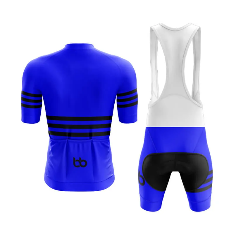 Bicycle Booth Stripes (Blue) Aero Cycling Kit