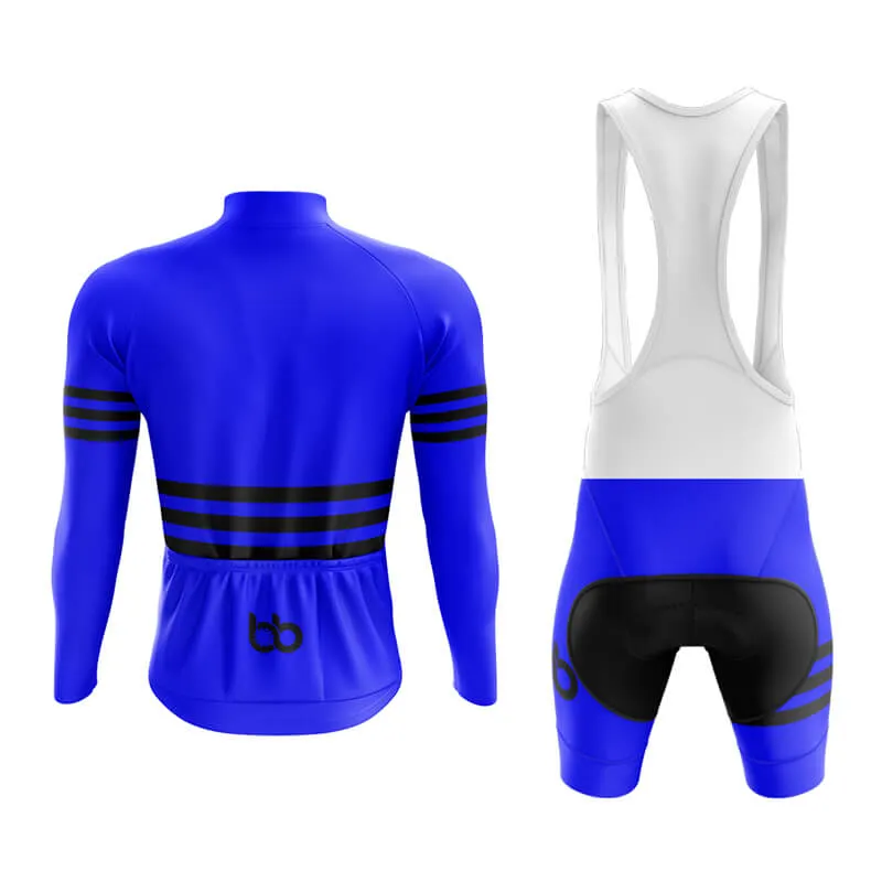 Bicycle Booth Stripes (Blue) Aero Cycling Kit