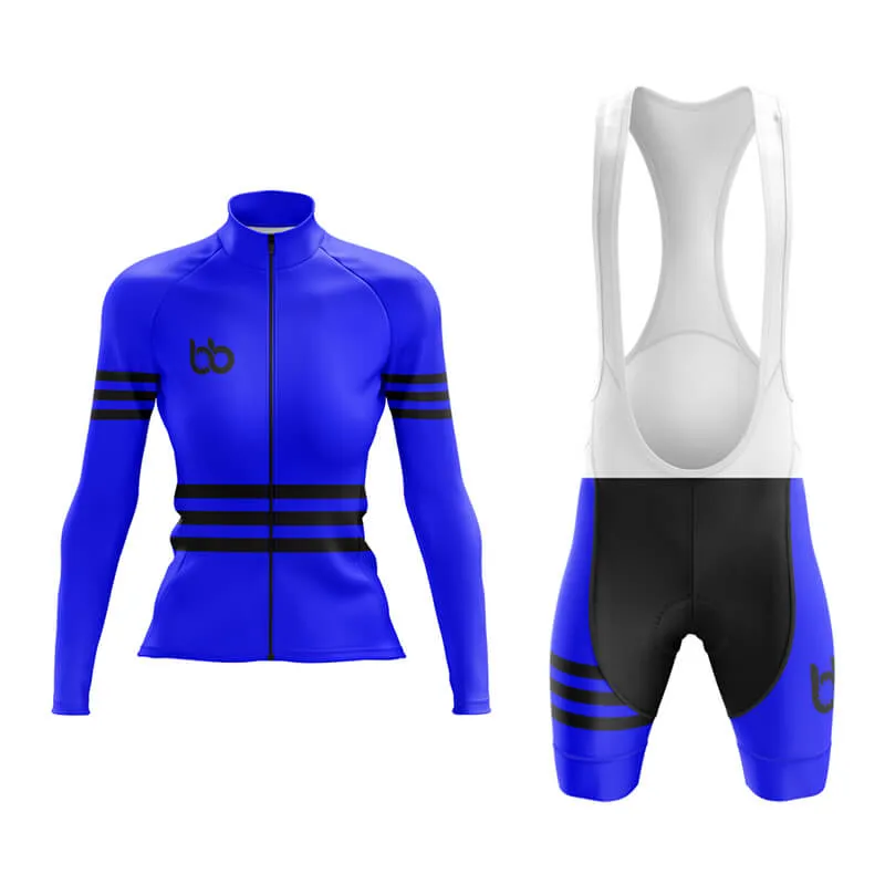 Bicycle Booth Stripes (Blue) Aero Cycling Kit