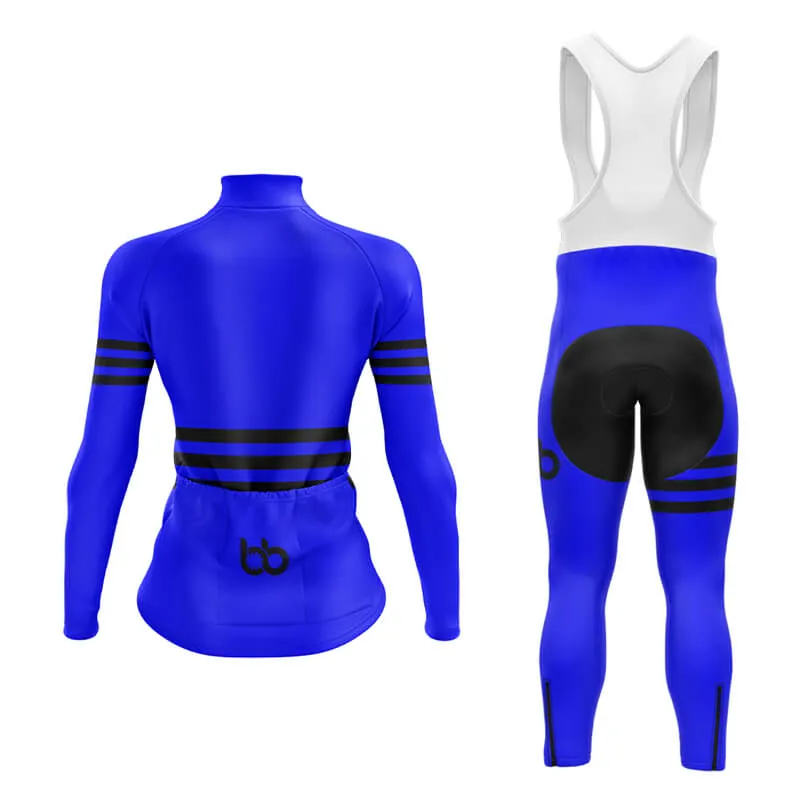 Bicycle Booth Stripes (Blue) Aero Cycling Kit