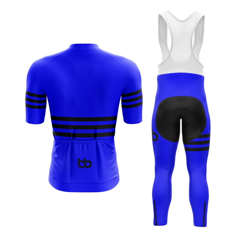 Bicycle Booth Stripes (Blue) Aero Cycling Kit