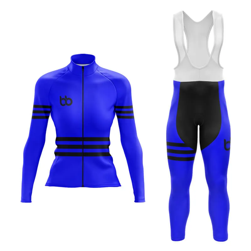 Bicycle Booth Stripes (Blue) Aero Cycling Kit