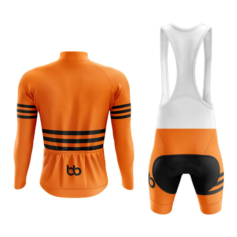 Bicycle Booth Stripes (Orange) Aero Cycling Kit