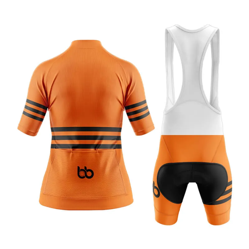 Bicycle Booth Stripes (Orange) Aero Cycling Kit