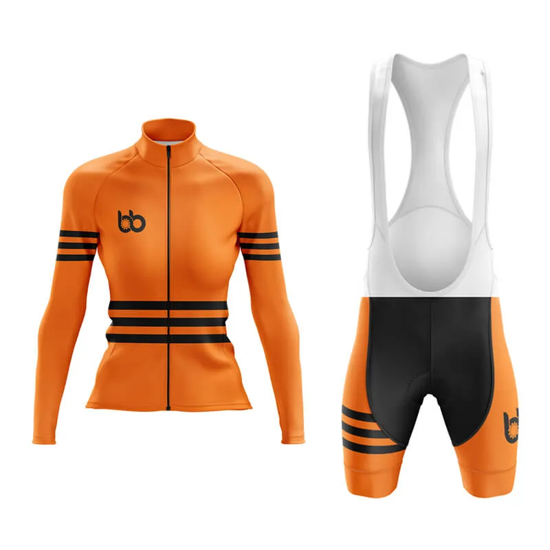 Bicycle Booth Stripes (Orange) Aero Cycling Kit