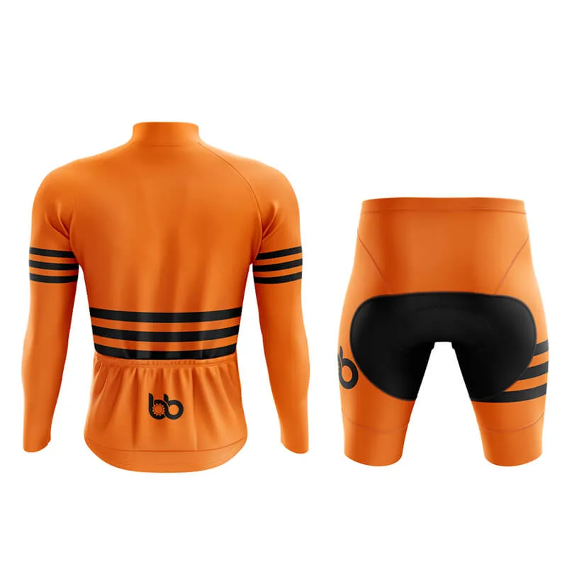 Bicycle Booth Stripes (Orange) Aero Cycling Kit