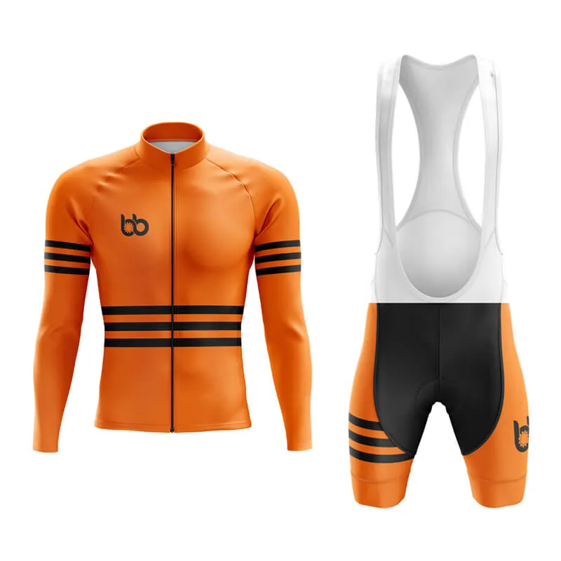 Bicycle Booth Stripes (Orange) Aero Cycling Kit