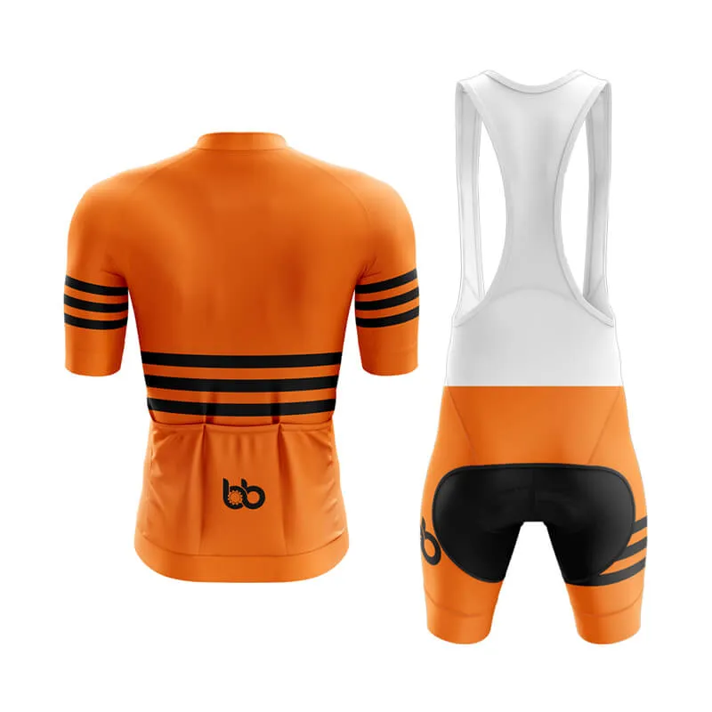 Bicycle Booth Stripes (Orange) Aero Cycling Kit