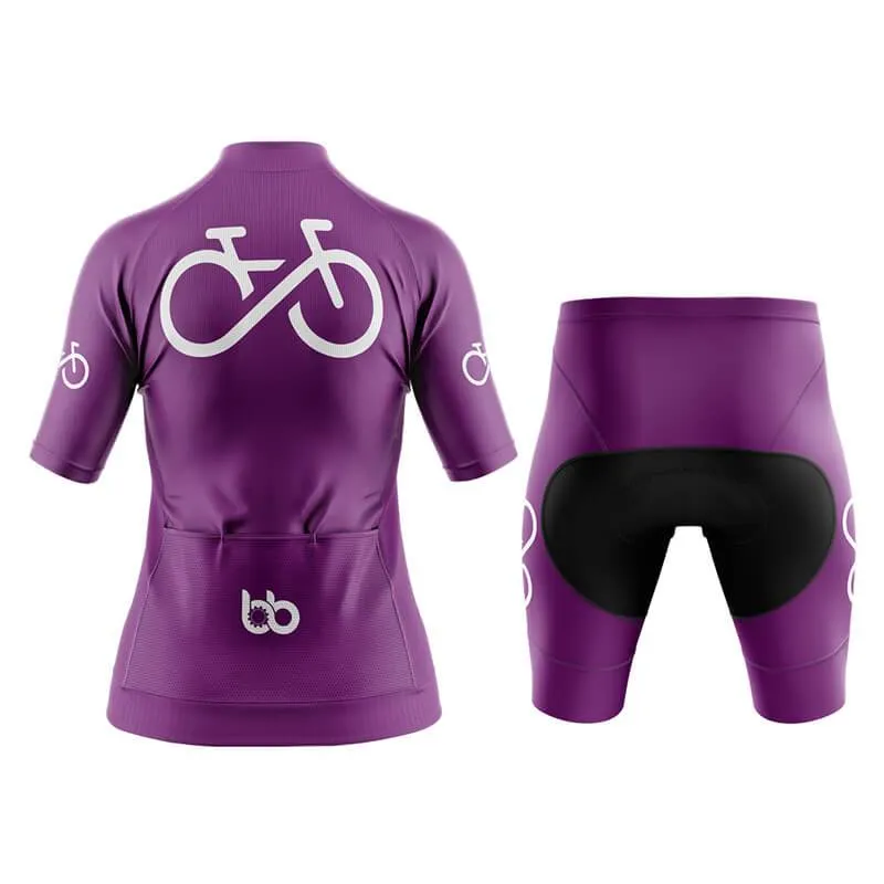 Bike Forever 2.0 Aero Cycling Kit (Purple)