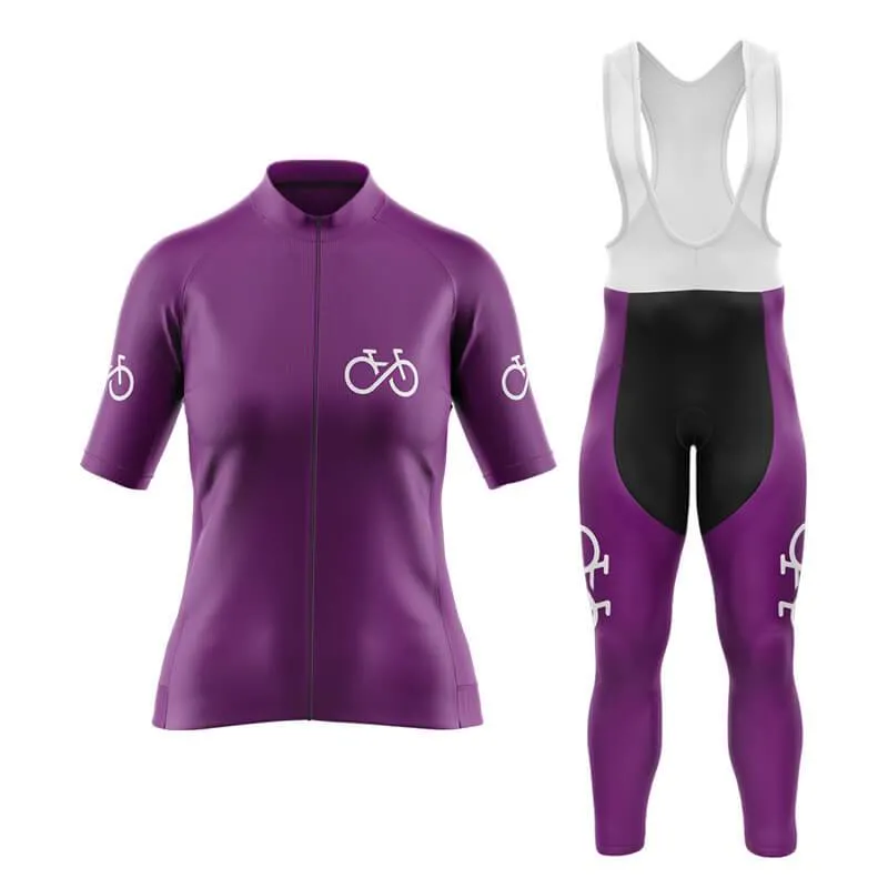 Bike Forever 2.0 Aero Cycling Kit (Purple)