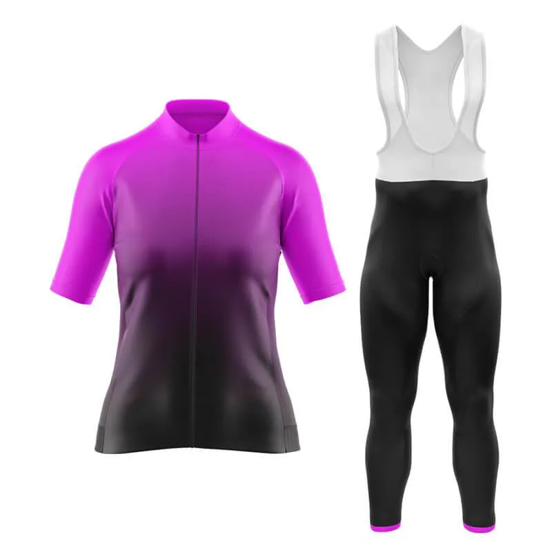 Black to Violet Aero Cycling Kit