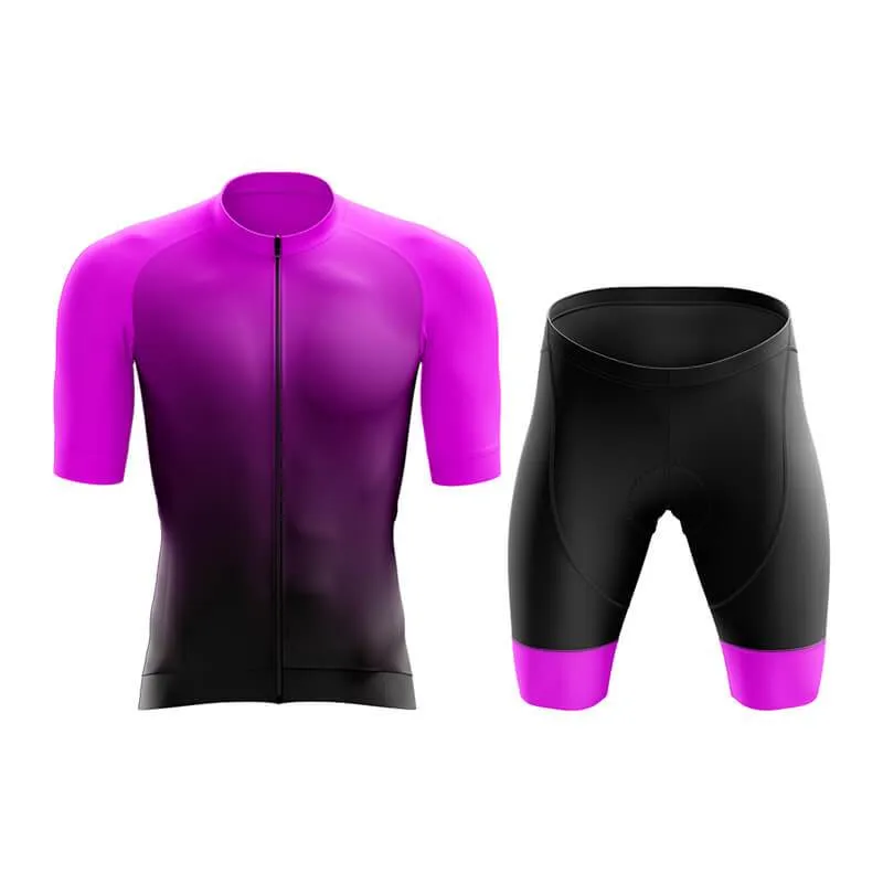 Black to Violet Aero Cycling Kit