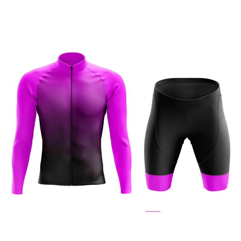 Black to Violet Aero Cycling Kit